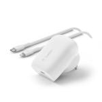 Belkin 30W USB-C Wall Charger with PPS + USB-C  to Lightning Cable