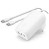 Belkin 3-Port 67W USB-C Wall Charger - include 1x USB-C to USB-C Cable Belkin 3-Port 67W USB-C Wall Charger - include 1x USB-C to USB-C Cable