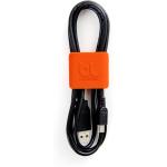 BlueLounge CC-MD Cable Clip - Dark Grey - Orange - Medium