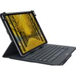 Logitech Universal Folio with integrated keyboard for 9-10 Inch tablets - Black/Grey (stylus not included)