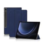 NICE Slim Light Cover -( Blue )  Hard Shell Folio Case for Galaxy Tab S9 FE+  & Tab S9+  (SM-X610 & SM-X-616 ,SMX810 7 SM-X816 )