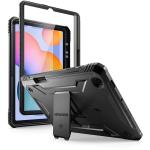 Poetic Revolution ( Black ) Rugged Case 360 Degree Protection with built in Screen Protector  for Samsung Tab S6 Lite (  SM-P61x 2020-2022 Model )