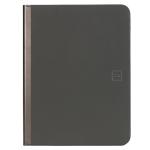 Tucano ELEMENTS Tablet Case Black for iPad Air 11" M3/M2 (2024) Two-section cover design. Contrast colour edge. Front cover converts into a convenient stand. ON/OFF function. Camera opening on the back. Internal compartment for Tucano Penci