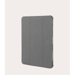 Tucano Satin Folio Case ( Grey ) for iPad 11" A16  &  10th Gen 10.9" (2022) The Satin cover has an internal compartment to store your Apple Pencil. Military standard test approved.
