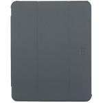 Tucano Satin Blue Black for iPad Pro 13" M4 The Satin cover has an internal compartment to store your Apple Pencil. Military standard test approved.