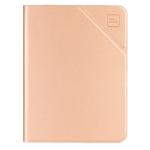 Tucano Metal Series Folio Case  ( Gold ) for iPad Mini 6th and iPad Mini 7th A17 pro chips - Flexible and durable back shell; Front cover in satin finishingthat converts into a convenient stand; made from recycled plastic bottles; Camera op
