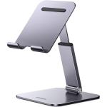 UGREEN LP241 Phone & Tablet Stand - Silver Foldable Design - Support up to 4-12.9" Smart Phone / iPad / Nintedo Switch / Kindle