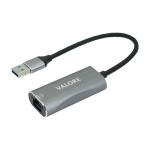 Valore VUH-36 USB3.0 to Gigabit Ethernet Adaptor (Grey)