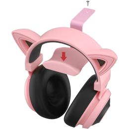 Z Shape Pink Hanger / Holder for Headset / Headphone / Gaming Headset / Universal Earphone