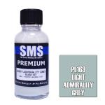 SMS PL169 AIR BRUSH PAINT 30ML PREMIUM LIGHT ADMIRALITY GREY  ACRYLIC LACQUER SCALE MODELLERS SUPPLY
