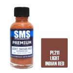 SMS PL211 AIR BRUSH PAINT 30ML PREMIUM LIGHT INDIAN RED  ACRYLIC LACQUER SCALE MODELLERS SUPPLY