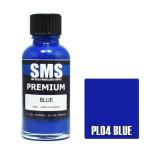 SMS PL04 AIRBRUSH PAINT 30ML PREMIUM BLUE ACRYLIC LACQUER SCALE MODELLERS SUPPLY