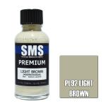 SMS PL92 AIR BRUSH PAINT 30ML PREMIUM LIGHT BROWN ACRYLIC LACQUER SCALE MODELLERS SUPPLY