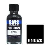 SMS PL01 AIRBRUSH PAINT 30ML PREMIUM BLACK ACRYLIC LACQUER SCALE MODELLERS SUPPLY
