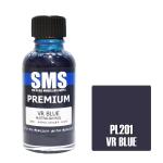 SMS PL201 AIR BRUSH PAINT 30ML PREMIUM VR BLUE  ACRYLIC LACQUER SCALE MODELLERS SUPPLY