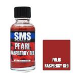 SMS PRL16 AIRBRUSH PAINT 30ML PEARL RASPBERRY RED ACRYLIC LACQUER SCALE MODELLERS SUPPLY