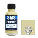 SMS PL200 AIR BRUSH PAINT 30ML PREMIUM J3 AMBER GREY  ACRYLIC LACQUER SCALE MODELLERS SUPPLY
