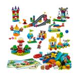 LEGO Education 45024 Duplo Kit STEAM Park Set, 295 LEGO DUPLO bricks, including gears, tracks, pulleys, boats, and figures. Ages 3-5,