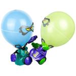 Silverlit YCOO Style B Green & Blue Battle Pack / Twin Pack Robo Kombat - Balloon Puncher, 2 Game modes, A battling Robot with Balloon Heads For Age 5+, Batteries are NOT included.