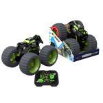 Silverlit EXOST 1:8 Black & Green RHINO WAVE, 2,4 Ghz, R/C Monster Truck XXL, Rechargeable Battery Included - For Ages 5+!