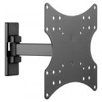 Goobay TV Wall Mount - Full Motion - Single Arm - 23" - 42" - Up to 20kg - Black