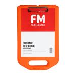 FM Clipboard A4 Storage Weatherproof Hi Vis Orange