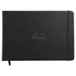 Rhodia Webnotebook Landscape A5 Lined Black