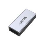 Unitek A1036GY  USB-C Extension Adapter. Type-C Female to Female. Supports up to8K60Hz,Supports40Gbps, Supports 240W, Aluminium Alloy, Space Grey.
