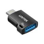 Unitek 10Gbps USB-C to USB-C Adapter. Supports Data Sync & 2A Fast Charging, Plug & Play,Alloycasing, Built-in over heat Protection. Black