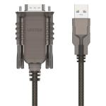 Unitek 1.5m USB 2.0 to Serial (DB9M) RS232 Converter. Link PC to Serial Devices Such as Printers,label writers, ISDN Terminal Adapters, Bus-powered.