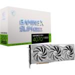 MSI NVIDIA GeForce RTX 4070 Ti SUPER GAMING X SLIM WHITE 16GB GDDR6X Graphics Card 2.5 Slot - 1x 16 Pin Power (2x 8 Pin Power Adapter Included) - Minimum 700W PSU