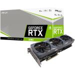 PNY GeForce RTX 3080 Graphics Card 10GB GDDR6X, PCIE 4.0, Triple Fan, Upto 1710 MHz, 3 Slot, 3X Display Port, 1X HDMI, 317mm Length, Max 4 Display Out, 2X 8 Pin Power, 750W or Higher PSU Recommended