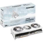 Powercolor Hellhound Spectral White AMD Radeon RX 7900 XTX OC 24GB GDDR6 Graphics Card 3 Slot - 2x 8-Pin Power - Minimum 800W PSU