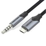 Vention BDGBH  Micro USB Male to TRRS 3.5mm Male Audio Cable 2M Black