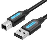 Vention COQBH  USB 2.0 A Male to B Male Cable 2M Black PVC Type