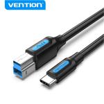Vention CQVBF  USB 3.0 C Male to B Male 2A Cable 1M Black