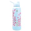 AquaFlask Sakura 2 1.18L (40oz) Water Bottle - Blue , Keeps Drinks Cold for 24 Hours, Keeps Drinks Hot for 12 Hours, Double-walled stainless steel, BPA Free, Durable, Leak-Proof and Eco-Friendly, Designed in California AquaFlask Sakura 2 1.18L (40oz) Water Bottle - Blue , Keeps Drinks Cold for 24 Hours, Keeps Drinks Hot for 12 Hours, Double-walled stainless steel, BPA Free, Durable, Leak-Proof and Eco-Friendly, Designed in California