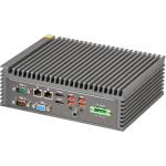 GigaIPC QBiX-Exp-TGLA1135G7H-A1 Fan-less industrial system with Intel  Core  i5-1135G7 processor 4x802.3af PoE, swappable 2.5" drive bay