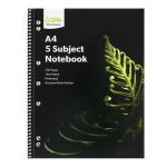 Icon Spiral 5 Subject Notebook - A4 Soft Cover 250pg
