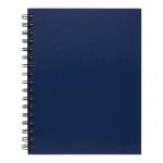 Icon Spiral Notebook - A5 Hard Cover Blue 200 pg