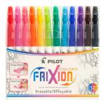 PILOT MARKERS SW-FC-S12  Frixion Colours Erasable Markers, Pack of 12 (SW-FC-S12) HS