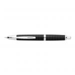 PILOT FINE WRITING 20637  Capless Splash Black Fountain Pen Medium (FC-1500RRRK-M-B)