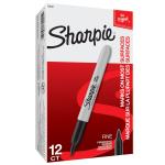 Sharpie Fine Black Permanent Marker Pen - Pack of 12