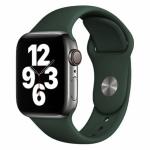 49mm/45mm/44mm/42mm Dark Olive Silicone Sport Band for Apple Watch, includes S/M and M/L bands. Compatible with Apple Watch Ultra, Series 8/7/6/SE/5/4/3/2/1
