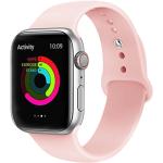 41mm/40mm/38mm Pink Sand Silicone Sport Band for Apple Watch, includes S/M and M/L bands. Compatible with Apple Watch Series 8/7/6/SE/5/4/3/2/1