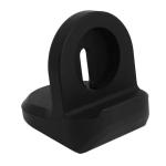 Silicone Apple Watch Charging Stand - Black , Charging Cable Sold Seperatly, Non-Slip design, Comfortable Viewing Angle, Compatible With All Series - Watch Ultra/10/9/8/7/6/5/4/3/2/1/SE