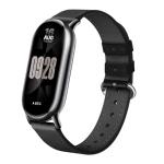 PU Leather Strap for Xiaomi Smart Band 10 / 9 / 8 - Black