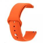 Watchband 22mm Orange Silicone Sport Band - Compatible with Huawei Watch GT 3 46mm /Huawei GT Runner 46mm/Huawei Watch GT2 Pro/Huawei Watch GT 2/2e 46mm/Galaxy Watch 3 45mm/Galaxy Watch 46mm/Xiaomi Mi Watch (OEM package) - Watch Not Include
