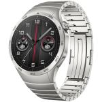 Huawei Watch GT 4 46mm Smart Watch - Grey with Stainless Steel Case and integrated Stainless Steel Strap 1.43" AMOLED Display - Up to 2 weeks Battery Life - Built in GPS - 5 ATM Water Resistant - Heart Rate / Sleep / Stress Monitoring - Blu