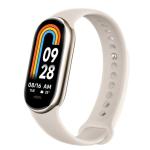 Xiaomi Smart Band 8 Fitness Tracker - Gold 1.62" AMOLED Display - Up to 16 Days Battery Life - 5ATM Water Resistance - Heart, Stress, Sleep & Blood Oxygen Monitoring - 150 Fitness Modes
